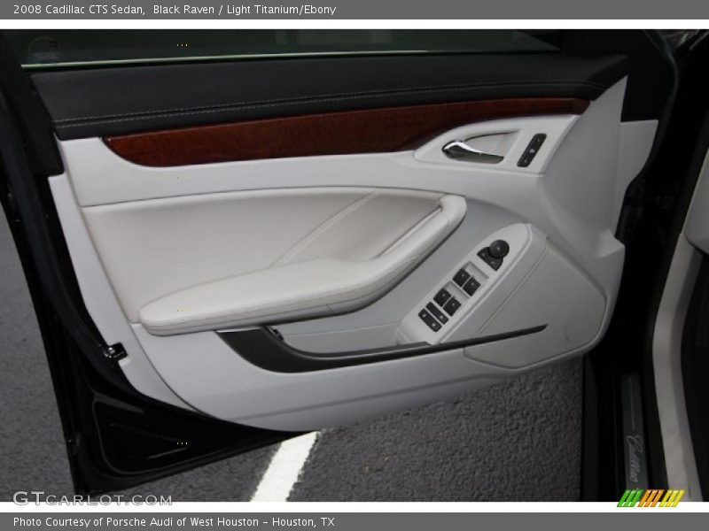 Black Raven / Light Titanium/Ebony 2008 Cadillac CTS Sedan