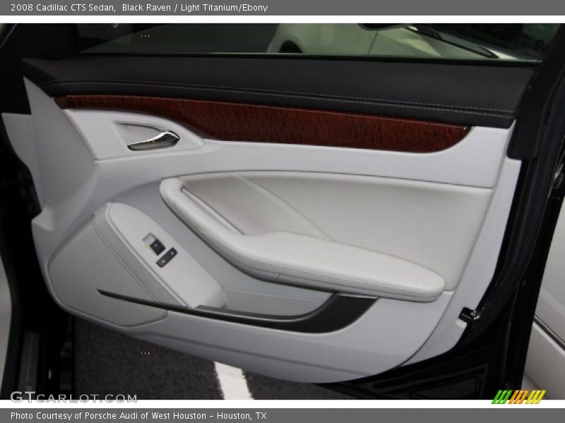 Black Raven / Light Titanium/Ebony 2008 Cadillac CTS Sedan