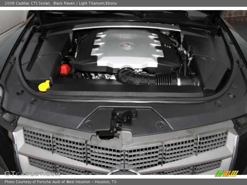 Black Raven / Light Titanium/Ebony 2008 Cadillac CTS Sedan