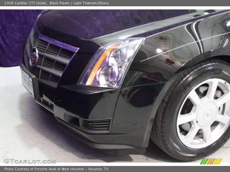 Black Raven / Light Titanium/Ebony 2008 Cadillac CTS Sedan