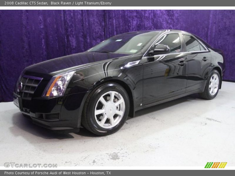 Black Raven / Light Titanium/Ebony 2008 Cadillac CTS Sedan