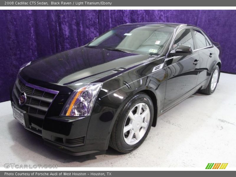 Black Raven / Light Titanium/Ebony 2008 Cadillac CTS Sedan