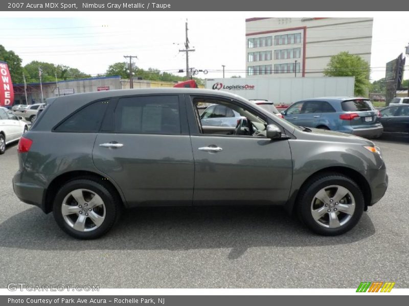 Nimbus Gray Metallic / Taupe 2007 Acura MDX Sport