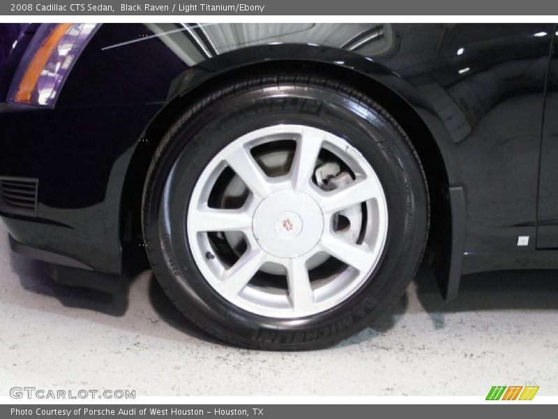 Black Raven / Light Titanium/Ebony 2008 Cadillac CTS Sedan