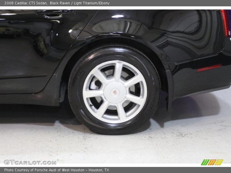 Black Raven / Light Titanium/Ebony 2008 Cadillac CTS Sedan