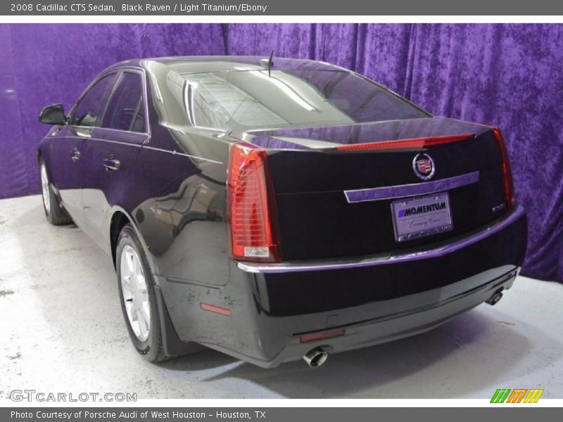 Black Raven / Light Titanium/Ebony 2008 Cadillac CTS Sedan