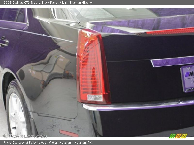 Black Raven / Light Titanium/Ebony 2008 Cadillac CTS Sedan