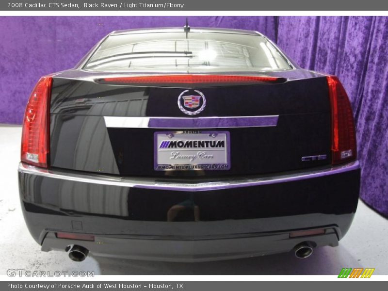 Black Raven / Light Titanium/Ebony 2008 Cadillac CTS Sedan