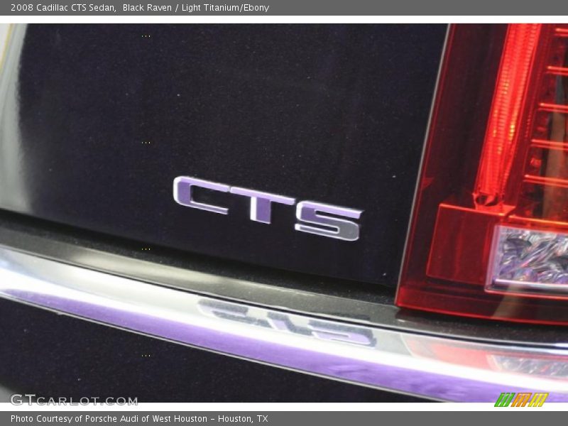 Black Raven / Light Titanium/Ebony 2008 Cadillac CTS Sedan