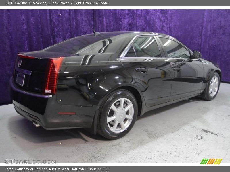 Black Raven / Light Titanium/Ebony 2008 Cadillac CTS Sedan