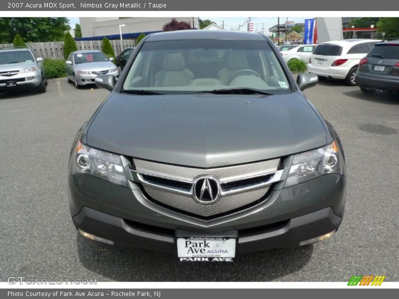 Nimbus Gray Metallic / Taupe 2007 Acura MDX Sport