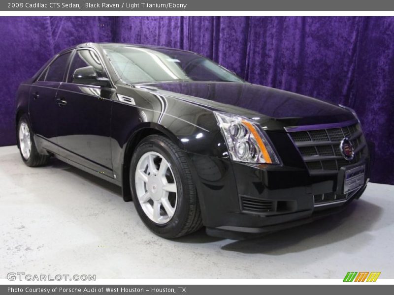 Black Raven / Light Titanium/Ebony 2008 Cadillac CTS Sedan