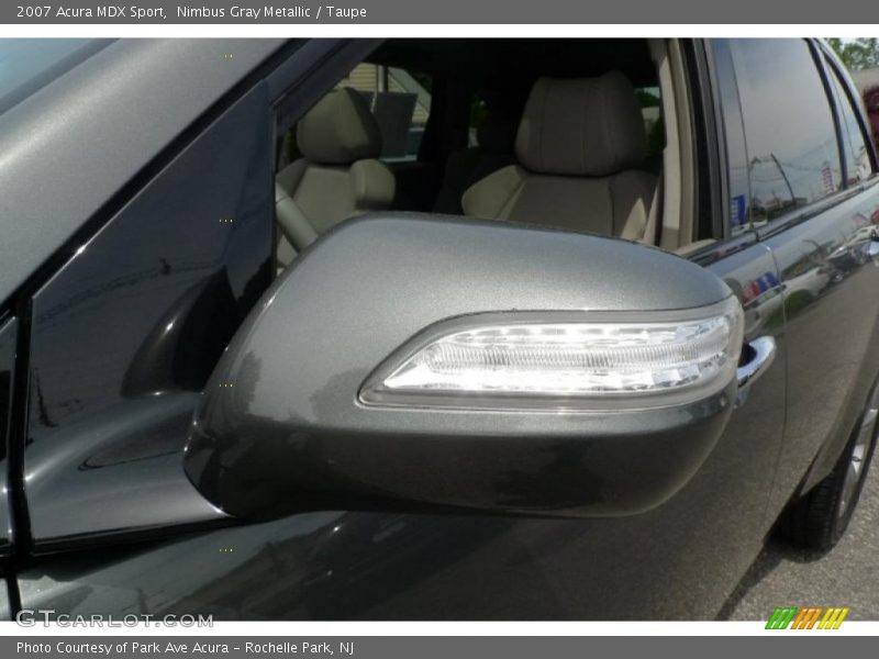 Nimbus Gray Metallic / Taupe 2007 Acura MDX Sport