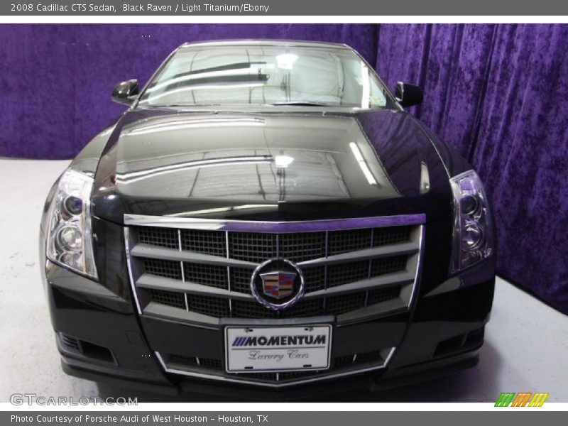 Black Raven / Light Titanium/Ebony 2008 Cadillac CTS Sedan