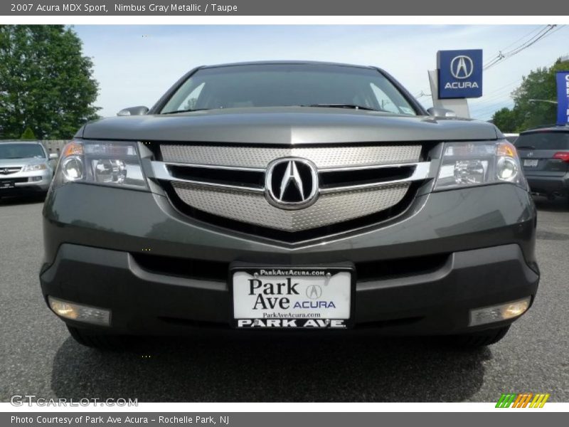 Nimbus Gray Metallic / Taupe 2007 Acura MDX Sport