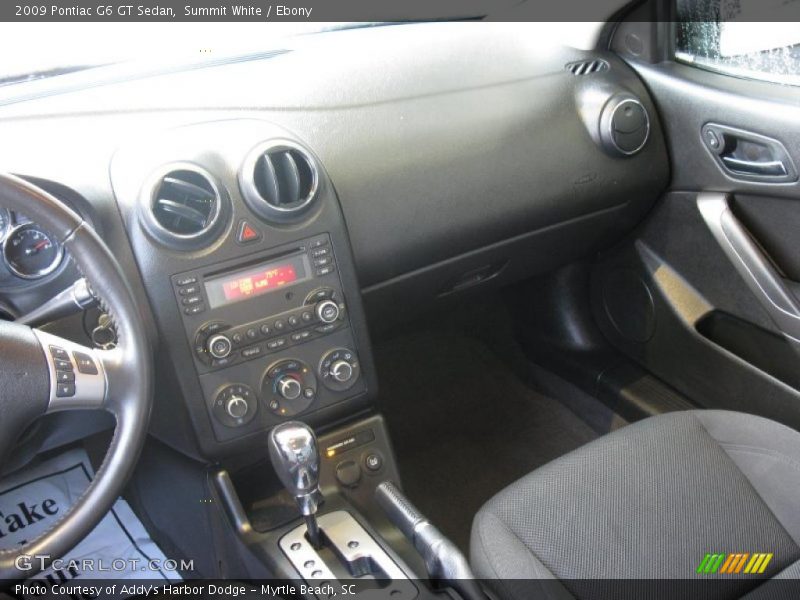 Summit White / Ebony 2009 Pontiac G6 GT Sedan
