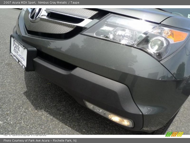 Nimbus Gray Metallic / Taupe 2007 Acura MDX Sport