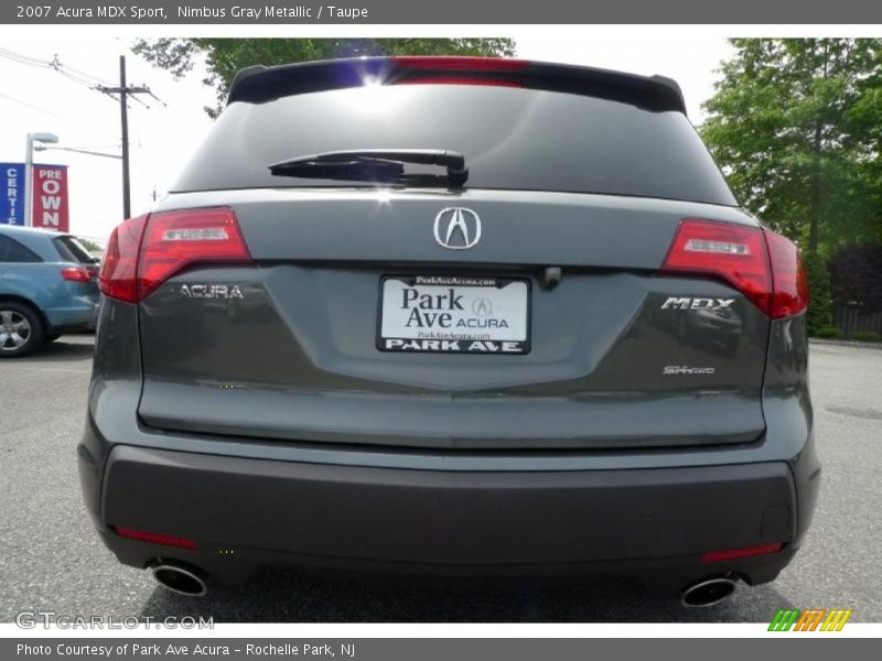 Nimbus Gray Metallic / Taupe 2007 Acura MDX Sport