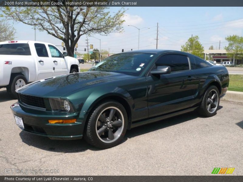 Highland Green Metallic / Dark Charcoal 2008 Ford Mustang Bullitt Coupe