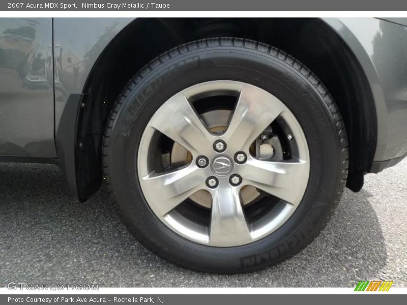 Nimbus Gray Metallic / Taupe 2007 Acura MDX Sport