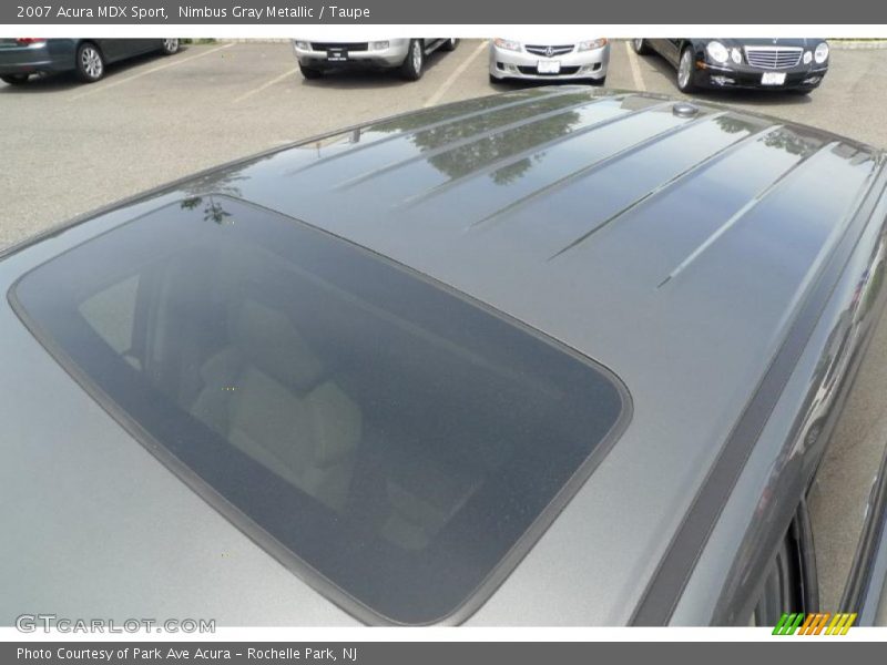 Nimbus Gray Metallic / Taupe 2007 Acura MDX Sport