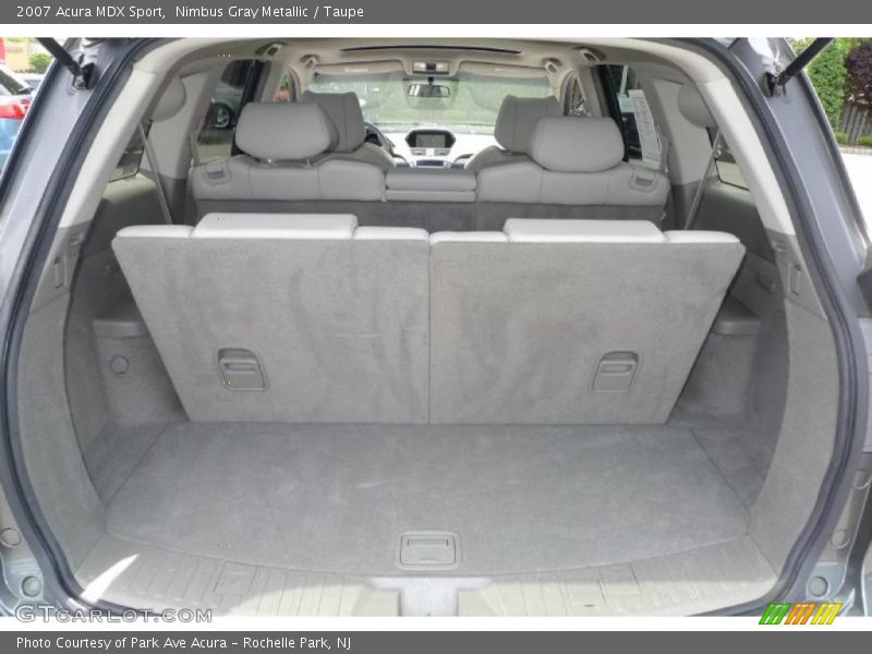 Nimbus Gray Metallic / Taupe 2007 Acura MDX Sport