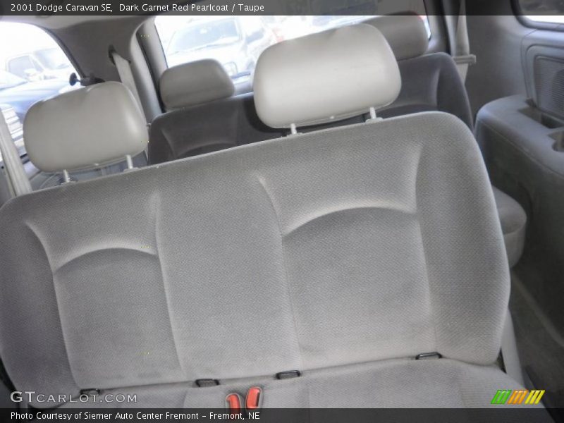 Dark Garnet Red Pearlcoat / Taupe 2001 Dodge Caravan SE