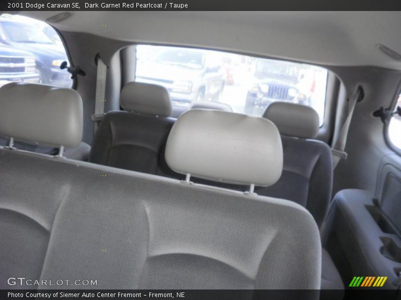 Dark Garnet Red Pearlcoat / Taupe 2001 Dodge Caravan SE