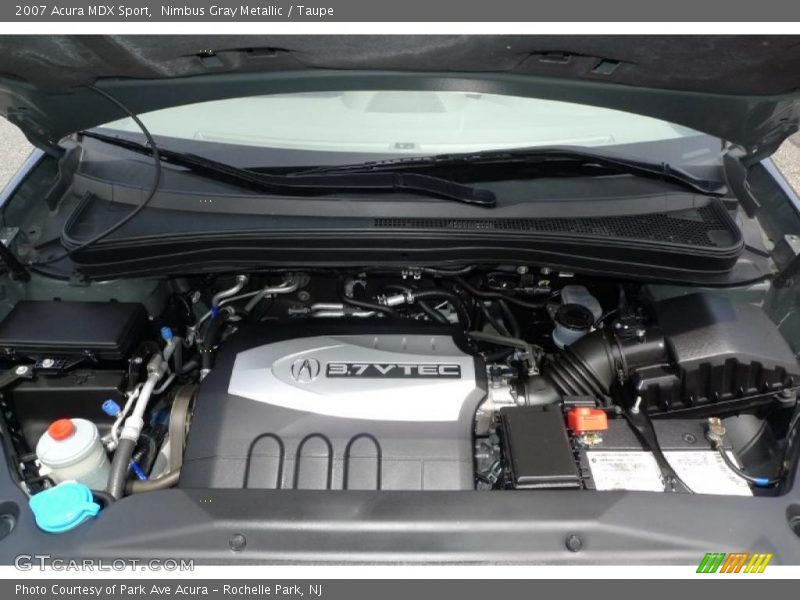 Nimbus Gray Metallic / Taupe 2007 Acura MDX Sport
