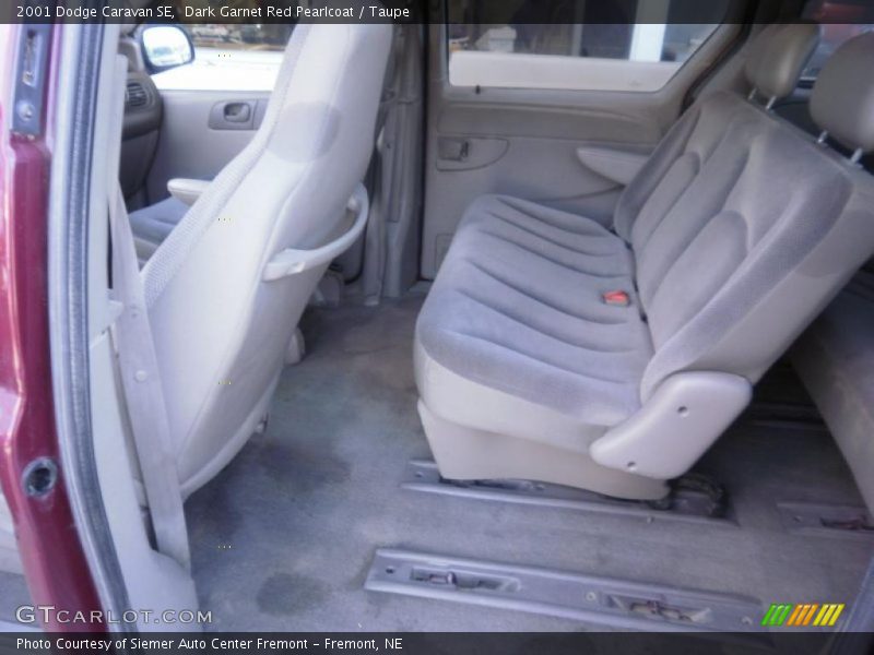 Dark Garnet Red Pearlcoat / Taupe 2001 Dodge Caravan SE