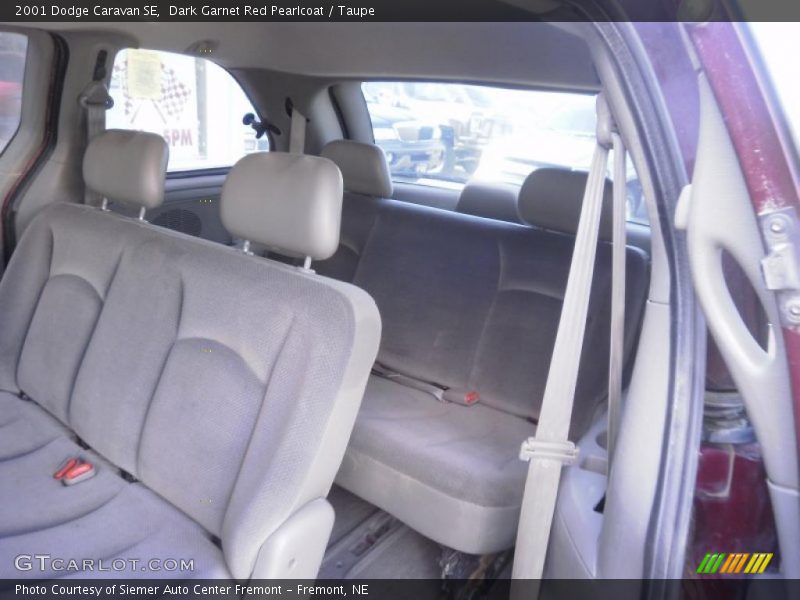 Dark Garnet Red Pearlcoat / Taupe 2001 Dodge Caravan SE