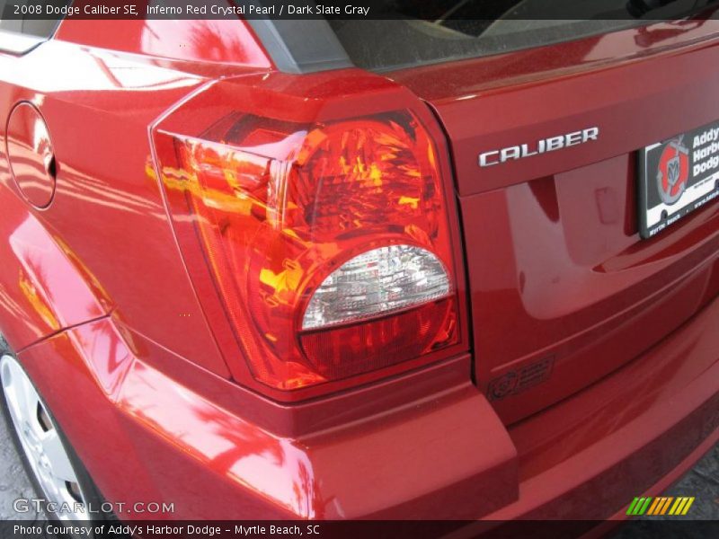 Inferno Red Crystal Pearl / Dark Slate Gray 2008 Dodge Caliber SE