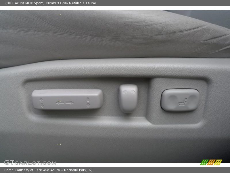Nimbus Gray Metallic / Taupe 2007 Acura MDX Sport
