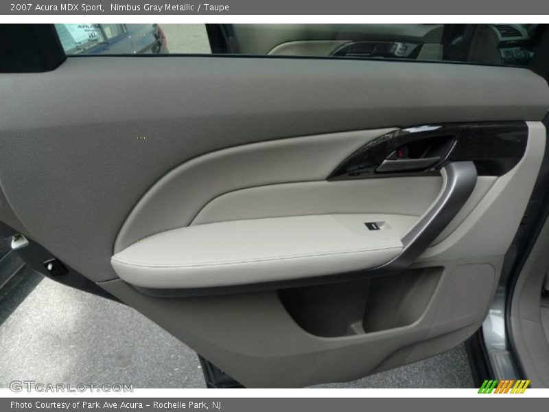 Nimbus Gray Metallic / Taupe 2007 Acura MDX Sport