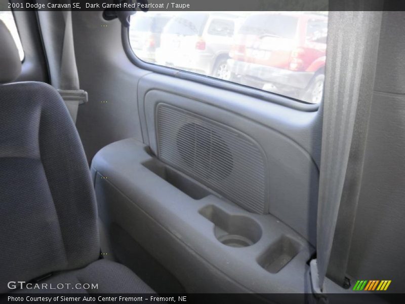 Dark Garnet Red Pearlcoat / Taupe 2001 Dodge Caravan SE