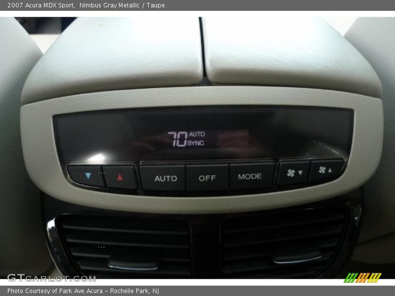 Nimbus Gray Metallic / Taupe 2007 Acura MDX Sport