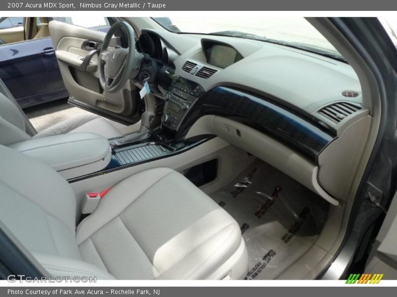 Nimbus Gray Metallic / Taupe 2007 Acura MDX Sport