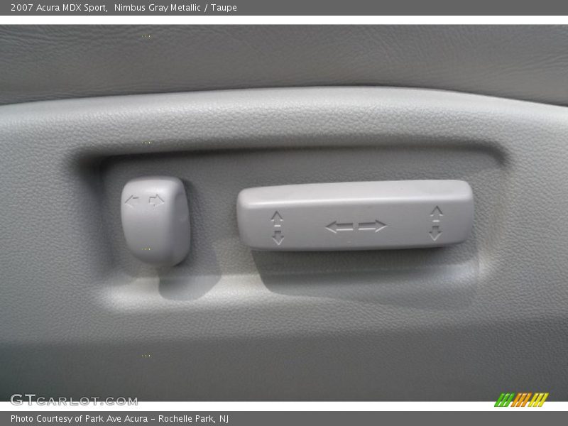 Nimbus Gray Metallic / Taupe 2007 Acura MDX Sport