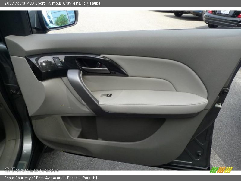 Nimbus Gray Metallic / Taupe 2007 Acura MDX Sport