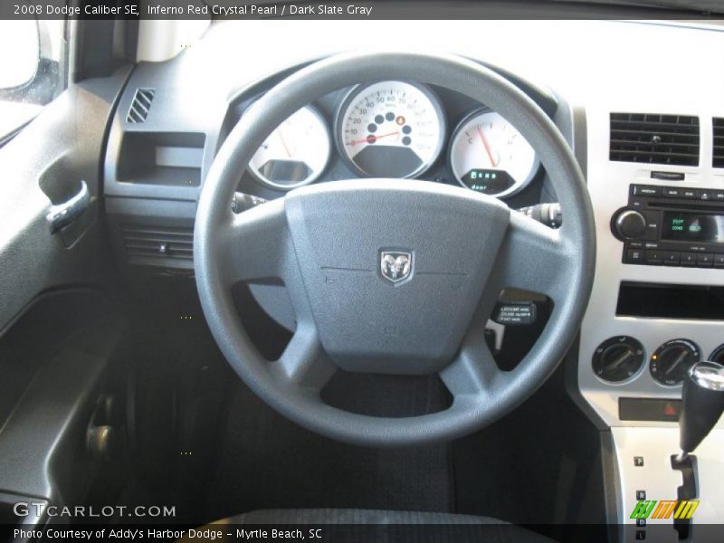 Inferno Red Crystal Pearl / Dark Slate Gray 2008 Dodge Caliber SE