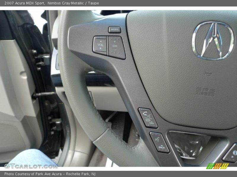 Nimbus Gray Metallic / Taupe 2007 Acura MDX Sport