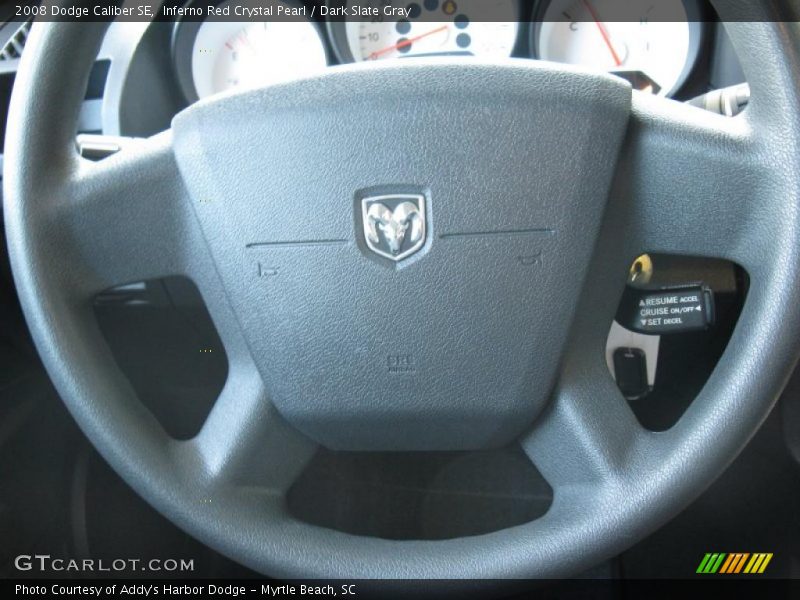 Inferno Red Crystal Pearl / Dark Slate Gray 2008 Dodge Caliber SE
