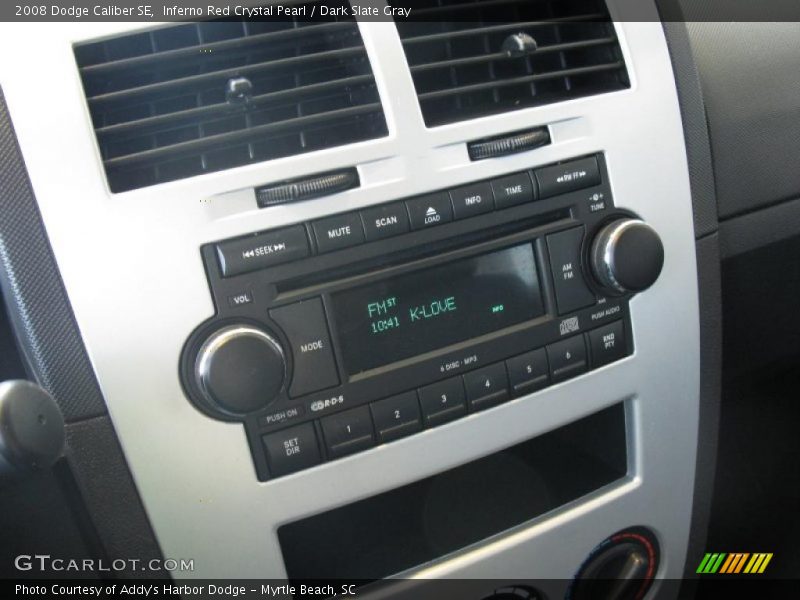 Inferno Red Crystal Pearl / Dark Slate Gray 2008 Dodge Caliber SE