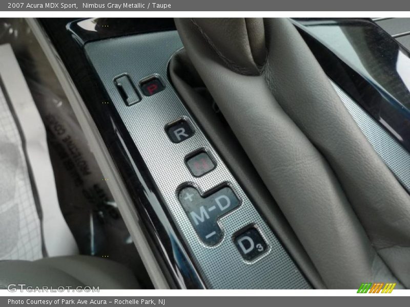 Nimbus Gray Metallic / Taupe 2007 Acura MDX Sport
