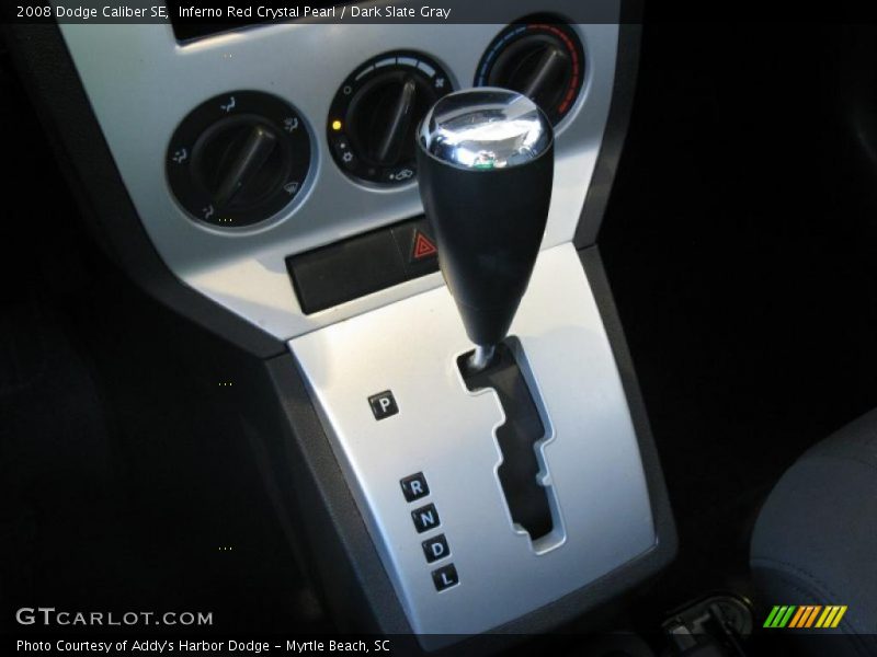 Inferno Red Crystal Pearl / Dark Slate Gray 2008 Dodge Caliber SE