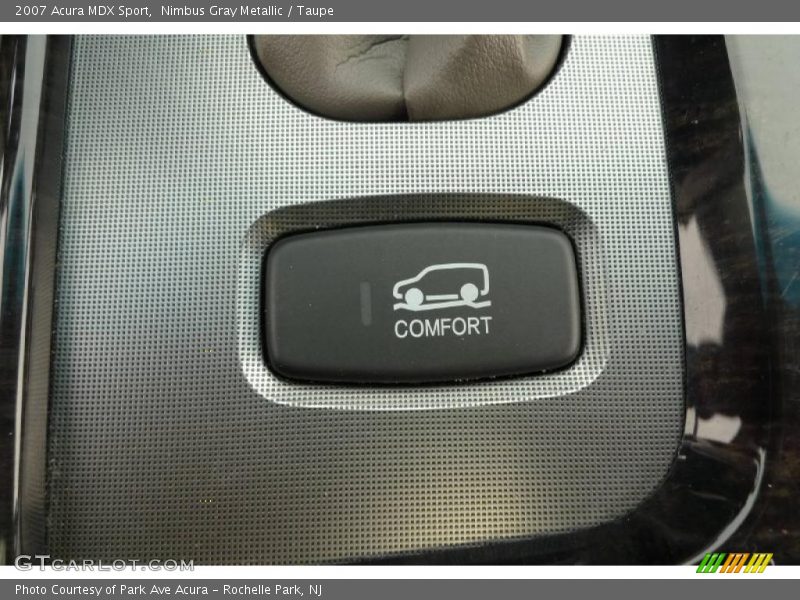 Nimbus Gray Metallic / Taupe 2007 Acura MDX Sport
