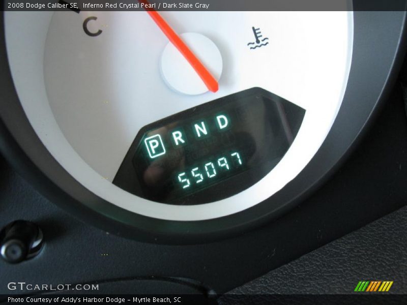 Inferno Red Crystal Pearl / Dark Slate Gray 2008 Dodge Caliber SE