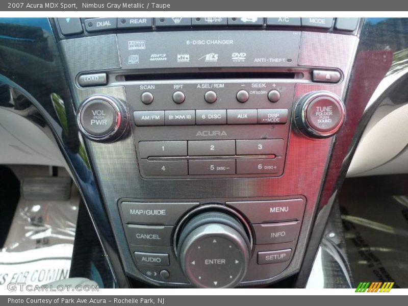 Nimbus Gray Metallic / Taupe 2007 Acura MDX Sport