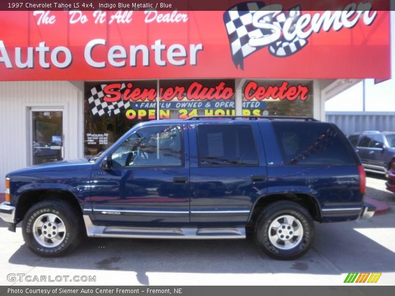 Indigo Blue Metallic / Blue 1997 Chevrolet Tahoe LS 4x4