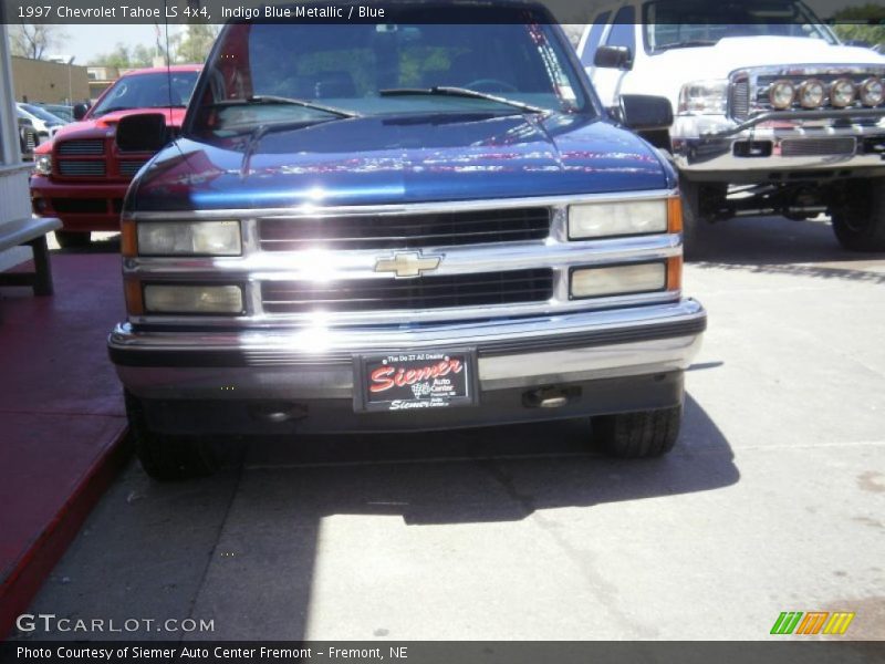 Indigo Blue Metallic / Blue 1997 Chevrolet Tahoe LS 4x4